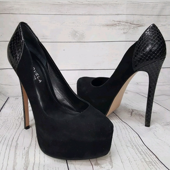 Carvela Shoes - Carvela Kurt Geiger suede faux snakeskin heels 39